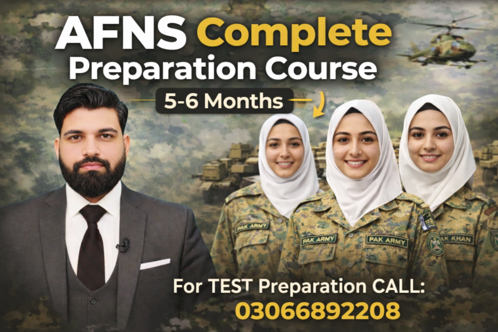 AFNS Complete Preparation Course BY EduSmart 03066892208