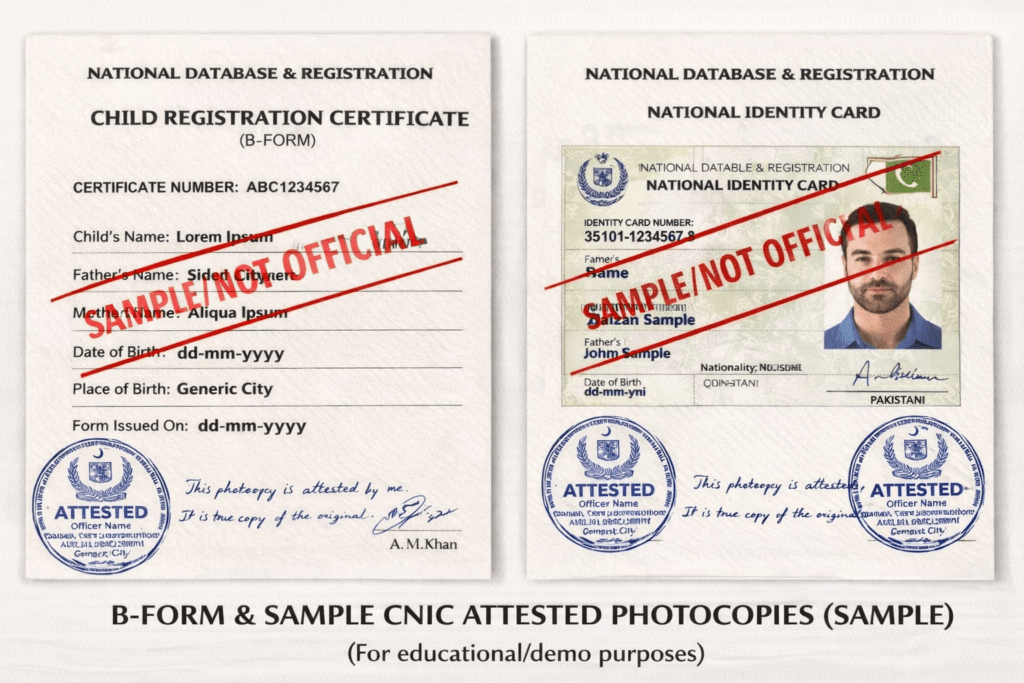 AFNS Essential Documents For Application  Hope Certificate  NOC  Postal Order