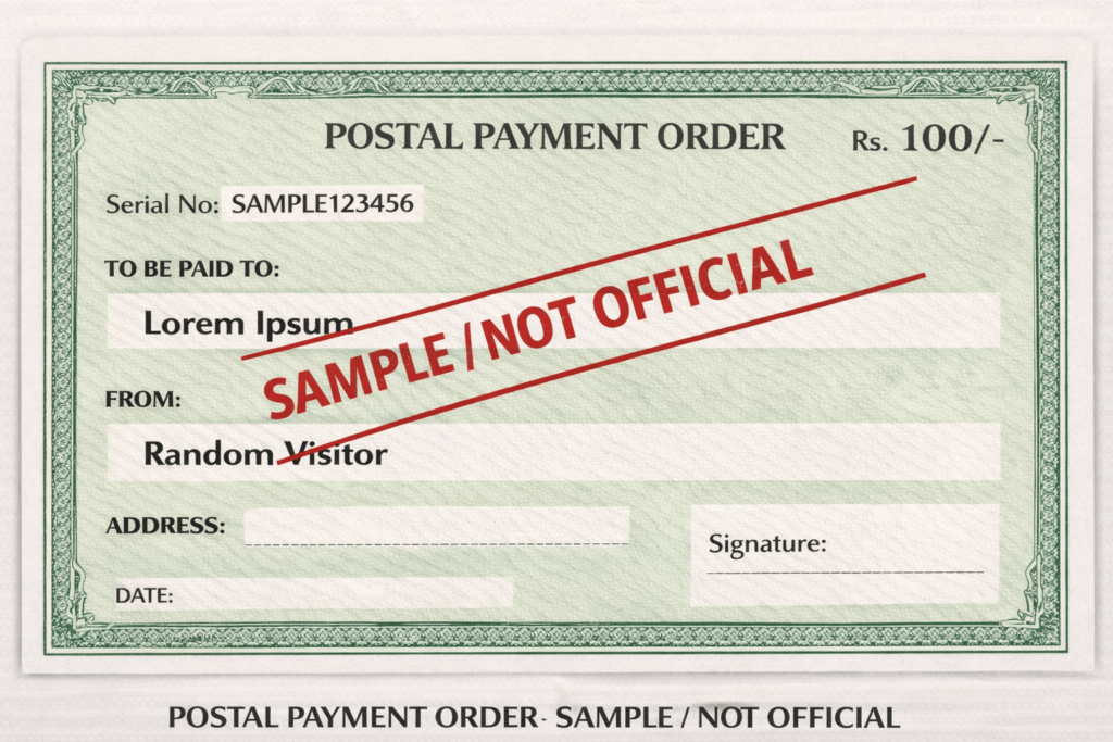 AFNS Essential Documents For Application  Hope Certificate  NOC  Postal Order