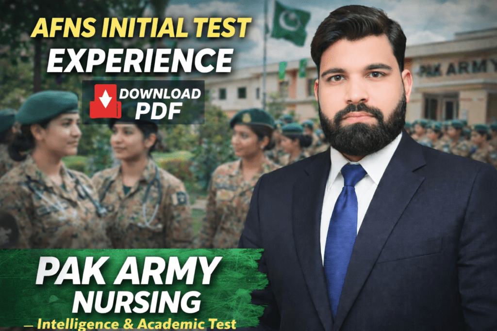 AFNS Initial Test Experience – Intelligence & Academic Test