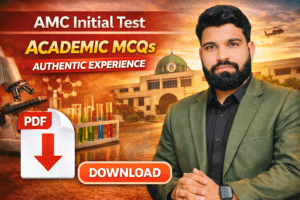 AMC Initial Test Academic MCQs Authentic Experience