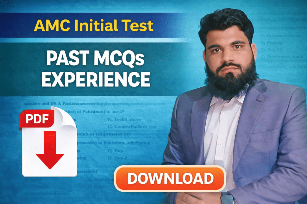 AMC Initial Test Past Mcqs