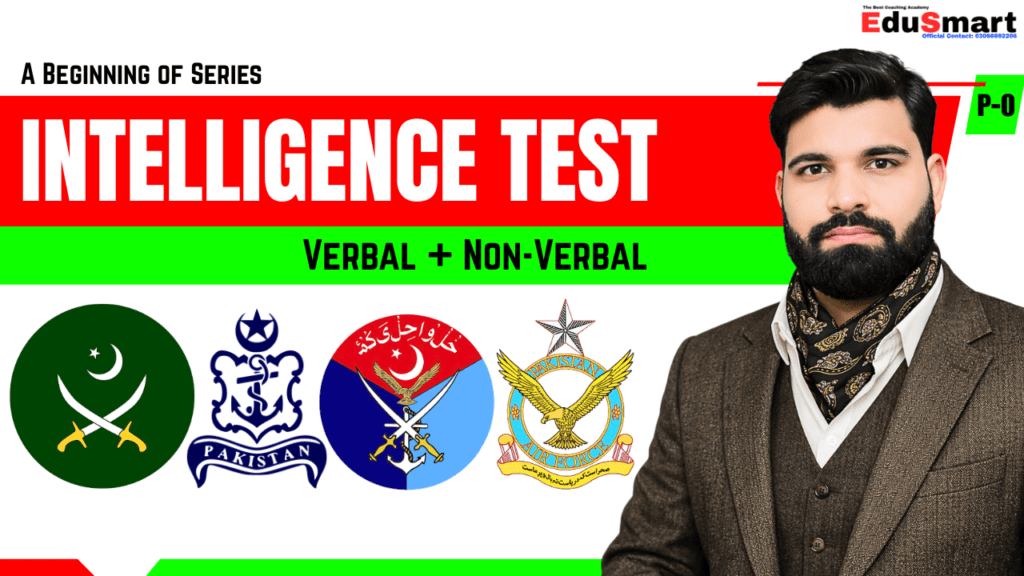 Pakistan Army, Navy, and Air Force Intelligence Tests