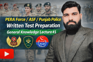 PERA Force/ASF/Punjab Police/ Written Test Preparation | General Knowledge Lecture#1
