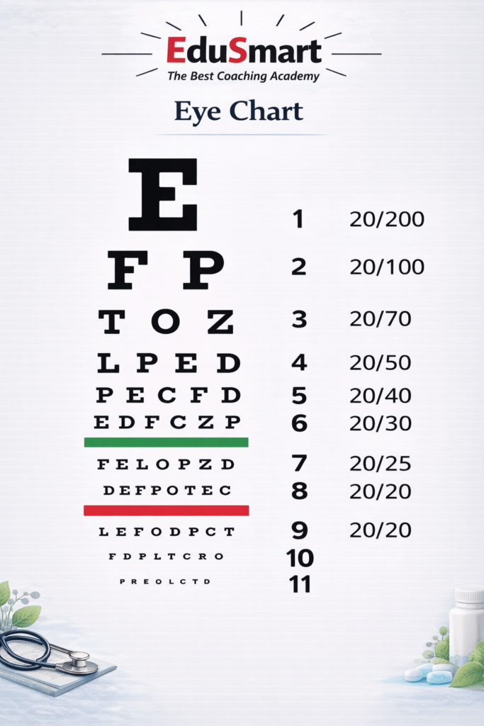AFNS EYESIGHT CHART