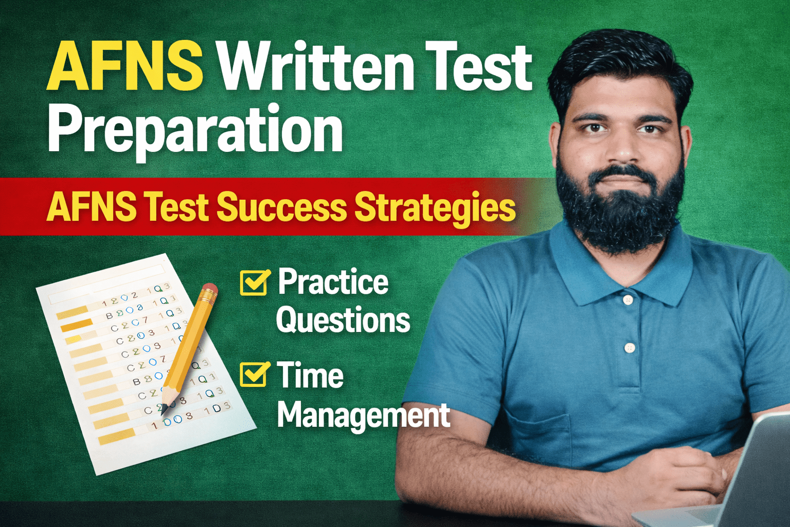 AFNS Written Test Preparation | AFNS Test Success Strategies