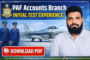 PAF Accounts Branch - Test Experience