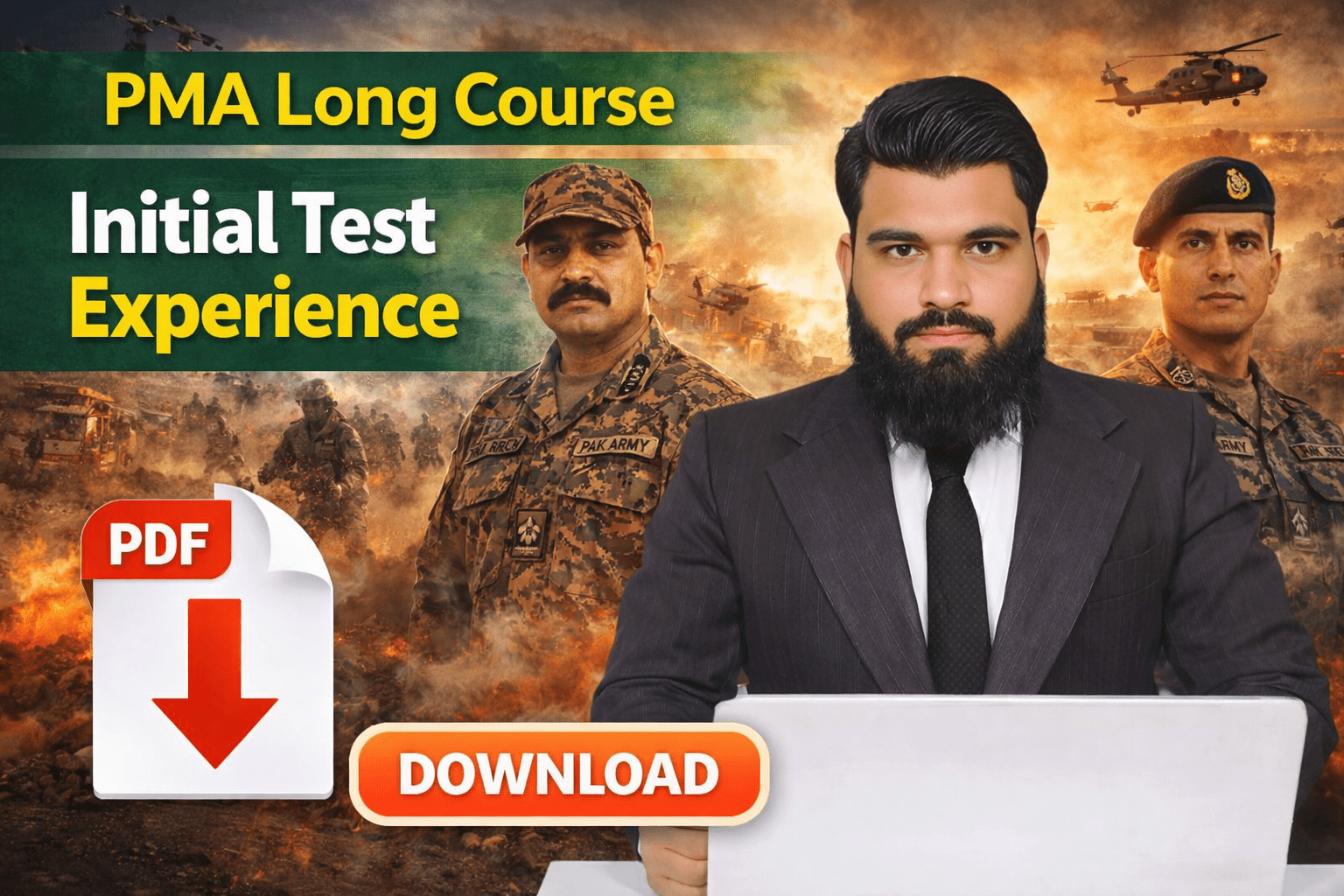 PMA Long Course Initial Test Experience