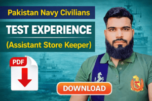 Pakistan Navy Civilians – Assistant Store Keeper Test Experience