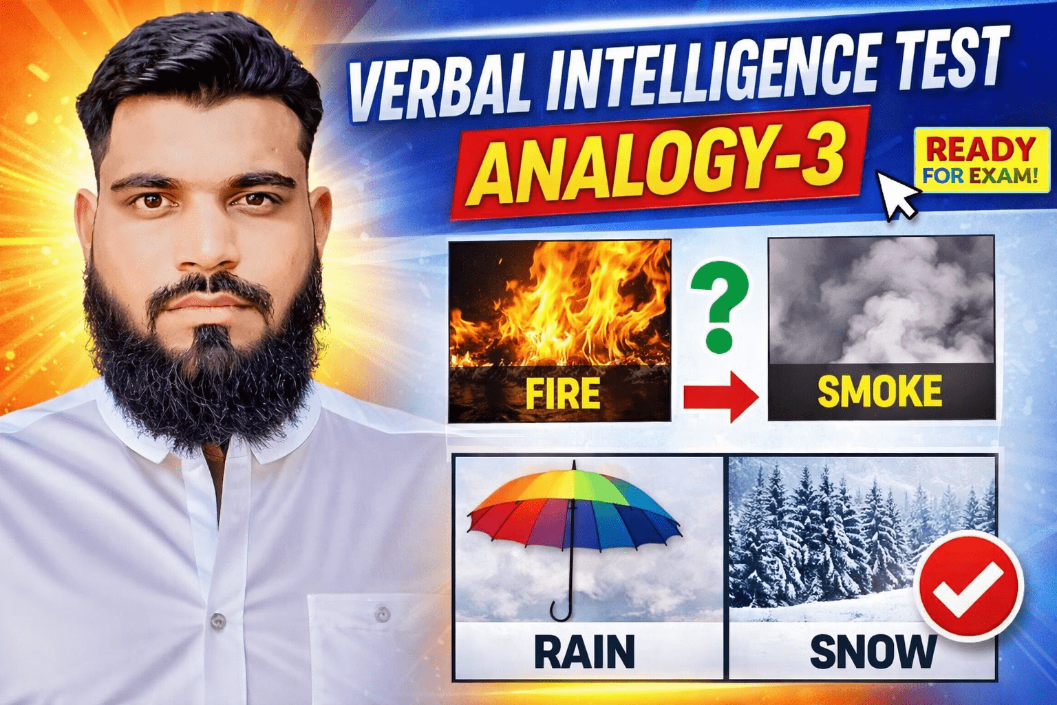 Verbal Intelligence Test Preparation Analogy-3
