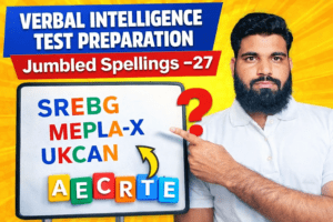 Verbal Intelligence Test Preparation Jumbled Spellings-27