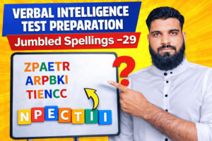 Verbal Intelligence Test Preparation Jumbled Spellings-29