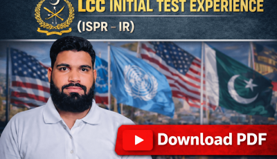 LCC Initial Test Experience (ISPR – IR)- International Relations