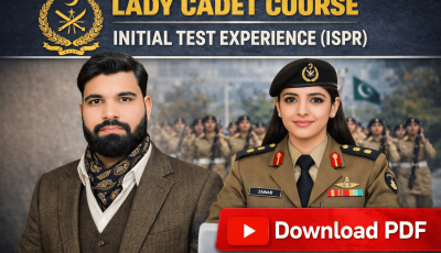 Lady Cadet Course Initial Test Experience (ISPR)