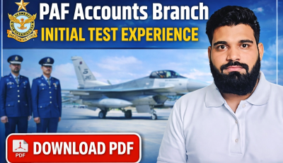 PAF Accounts Branch - Test Experience