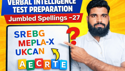 Verbal Intelligence Test Preparation Jumbled Spellings-27